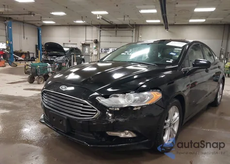 2018 Ford Fusion Hybrid Se z USA, uszkodzony, nr VIN 3FA6P0LU3JR140023